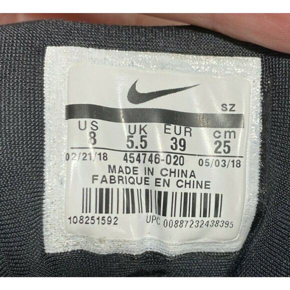 Nike Air Max 1 Premium Womens 454746-020 Black Gum Running Shoes US size 8 - Picture 11 of 11